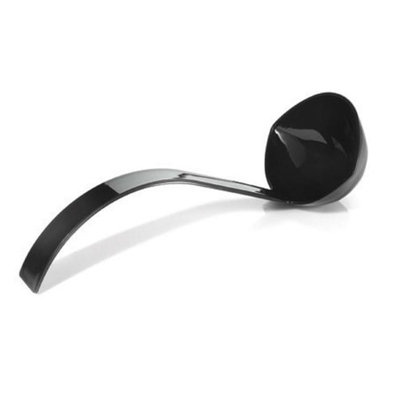 Fineline Settings 3305BK Platter Pleaser 5oz. Black Punch Ladle-Bulk-48 pcs