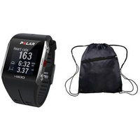 Polar - V800 GPS Sports Watch with Heart Rate Monitor and Bag- Black