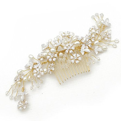 VANKOKO Bridal Side Hair Comb Headpiece Wedding Hair Accessories G