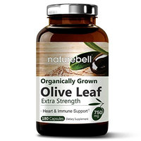 Maximum Strength Olive Leaf Extract 750mg,180 Capsules, Powerfully Supports Immune System, Cardiovascular Health & Antioxidant. Non-GMO & Made In USA
