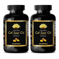 Mental wellness - NORWEGIAN COD LIVER OIL - Norwegian cod liver oil - 2 Bottles 500 Softgels