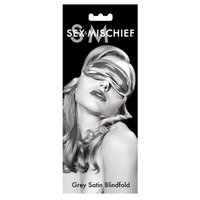 Sex and Mischief Ss10083 Grey Satin Blindf