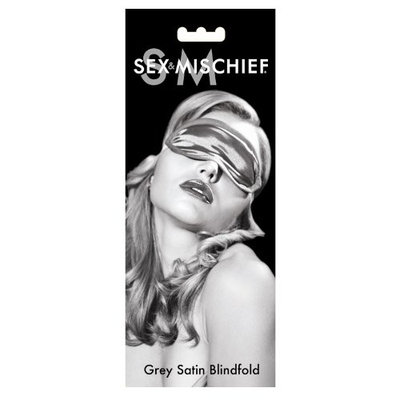Sex and Mischief Ss10083 Grey Satin Blindf