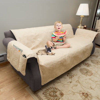 Trademark Global Games Furniture cover, 100% Waterproof Protector Cover for Chair, Love Seat, or Couch/Sofa by PETMAKER, Non-Slip, Stain Resistant, Great for Dogs, Pets, and Kids