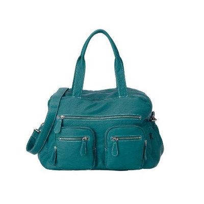 OiOi Faux Carry All Diaper Bag - Turquoise Buffalo - 6556