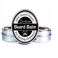 Beard Balm for Men Cucumber Yellow Beard Wax Green Health, Beneficial Organics Care for Beards