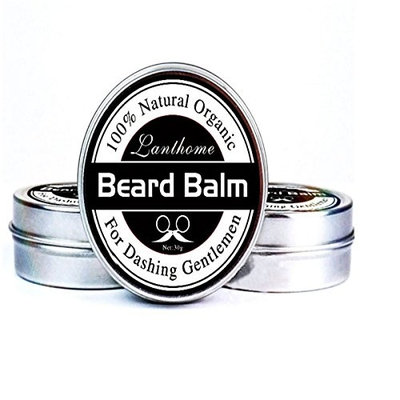 Beard Balm for Men Cucumber Yellow Beard Wax Green Health, Beneficial Organics Care for Beards