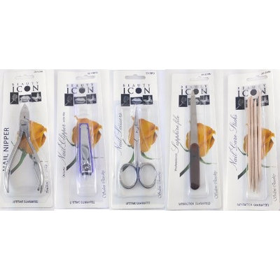 Beauty Icon 5 Pc Professional Manicure Kit Stainless Steel (Pack of 5)