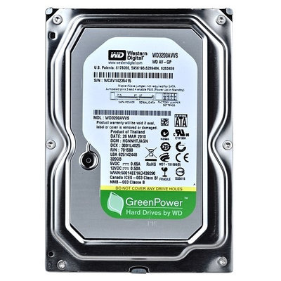 Western Digital AV-GP 250GB Hard Drive SATA 300 IntelliPower 8MB