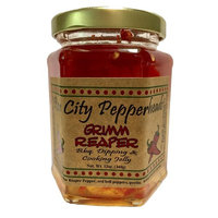 Grimm Reaper 12 Ounces - Rose City Pepperheads Jellies - Birthday, Hostess, Get Well, Christmas Jelly Gift (Grimm Reaper)