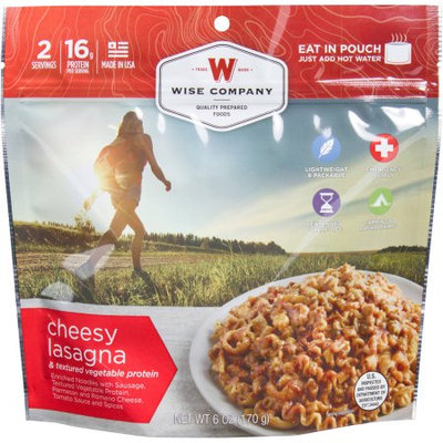 Wise Company Inc Wise Company Cheesy Lasagna & Textured Vegetable Protein Prepared Meal, 6 oz