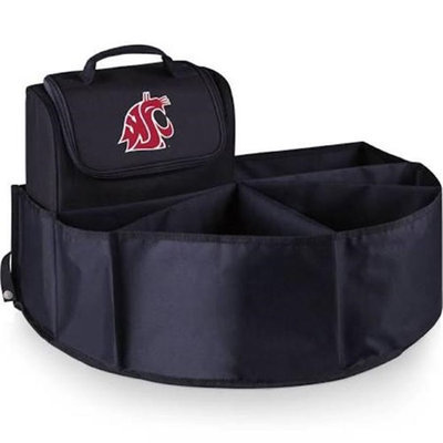Picnic Time 715-00-179-634-0 Washington State University Digital Print Trunk Boss in Black with Cooler