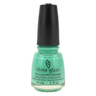China Glaze Clay Lacquer Salon Nail Polish TOO YACHT TO HANDLE Light Green 81323