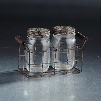 Diamond Star 94021 8, 5 x 3.5 x 5.5 in. Glass Jar with Lid Set, Clear