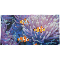 Clownfish Sea Anemone All Over Beach Towel