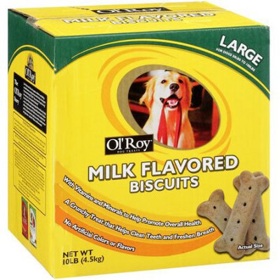 Wal-mart Stores, Inc. Ol' Roy Milk Flavored Biscuit Dog Treats, 10 lb