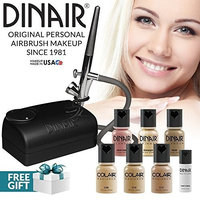 Dinair Airbrush Makeup Starter Pro Kit | Fair Shades | Foundation Set! by Dinair Airbrush Makeup