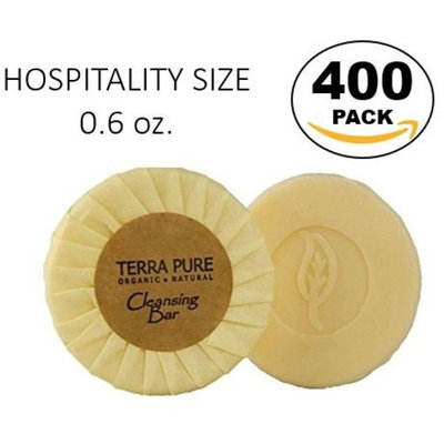Terra Pure Bar Soap, Travel Size Hotel Amenities, 0.6 oz (Pack of 400)
