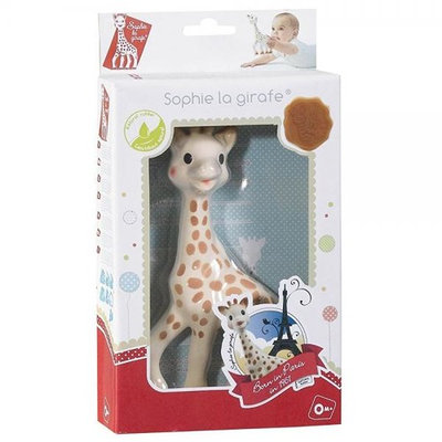Vulli Sophie The Giraffe Teether, Brown/White