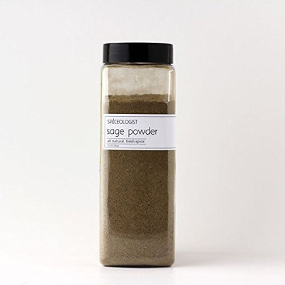 Spiceologist Premium Spices - Ground Sage 12 oz - Bulk Container
