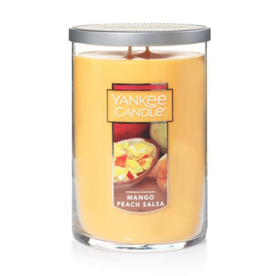 Newell Brands Yankee Candle Large 2-Wick Tumbler Candle, Mango Peach Salsa