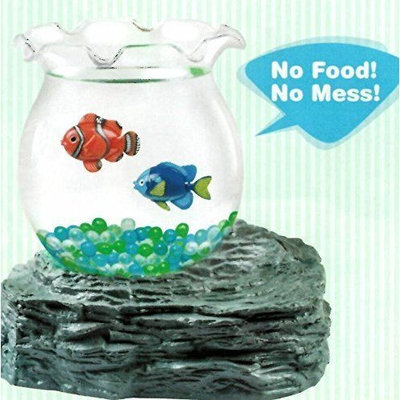 Magic Fake Fish Bowl Battery Magnetic Aquarium Kid's Birthday