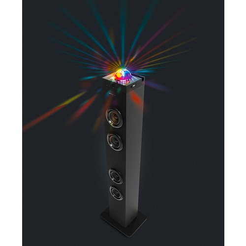 Polaroid Disco Ball Bluetooth Tower Speaker 40" with Lights Builtin FM