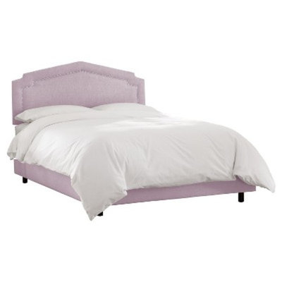 Inset Nail Button Bed - Skyline Furniture
