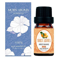 Orange Essential Oil By MORN AROMA-100% Pure Therapeutic Grade Organic Sweet Orange Oil For Diffuser, Aromatherapy, Massage Oil, Stress and Detox – Citrus Scented Oil For Candles and DIY -10ml