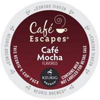 Cafe Escapes Cafe Mocha K-Cups for Keurig Brewers (Pack of 96)