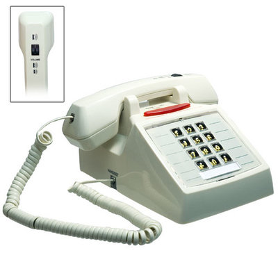 Desk Set Telephone with Boost Button
