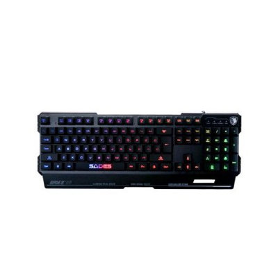 New SADES Blademail Colorful LED PC Gaming Keyboard With Sades Retail Gift Box