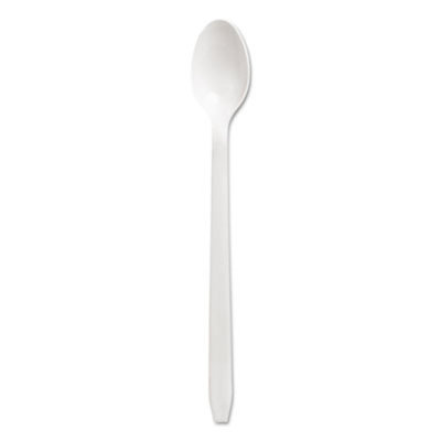 SOLO Cup Company Regal Mediumweight Cutlery, Soda Spoon, White, 1000/carton