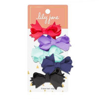 Lily Jane Bow Hair Clips - 5ct Multicolor