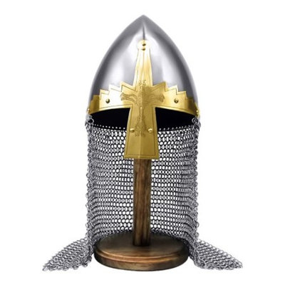 Armor Venue - Deluxe Norman Nasal Helm w/ Chainmail