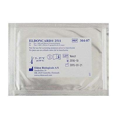 (3 Pack) Eldoncard Blood Type Test (Complete Kit) - Air Sealed Envelope, Safety Lancet, Micropipette, Cleansing Swab: Health & Personal Care