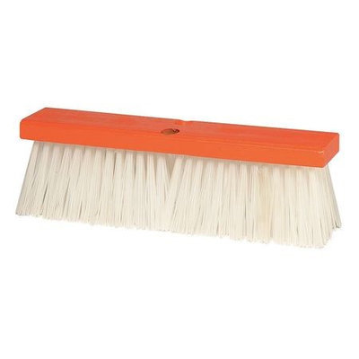 TOUGH GUY 4KNC8 Push Broom, PP, Rough Surface, Hrdwd Blk