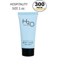 H2O Therapy Body Wash Soap, Travel Size Hotel Hospitality, 1 oz (Case of 300)