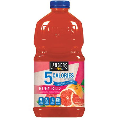 Langer Juice Co. Langers Juice Drink, 5 Ruby Red Cocktail, 64 Fl Oz, 1 Count