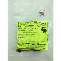 #1 BEST Premium 100% Natural Grass Fed Hand Stripped 2 OZ. Thick Cut Delicious Tasty Bold Flavor Buffalo Jerky from Utah USA – Wood smoked With Hickory Wood by Wild West Jerky: Grocery & Gourmet Food