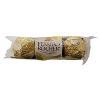 Ferrero Usa,inc. Ferrero Rocher Fine Hazelnut Chocolates, 0.43 oz, 3 ct