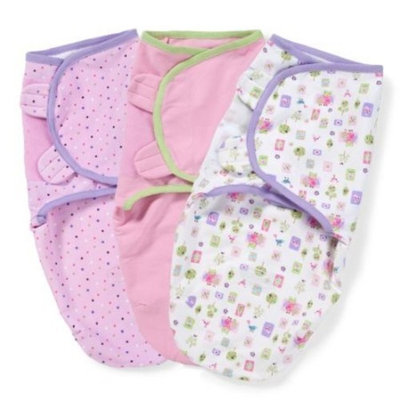 Summer Infant SwaddleMe Adjustable Infant Wrap 3-Pack, Who Loves You