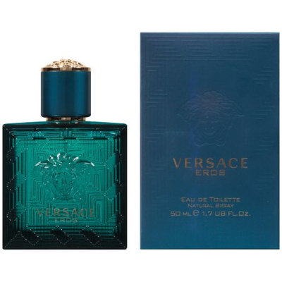 Versace Eros Fragrance Eau de Toilette Spray for Men, 1.7 fl oz