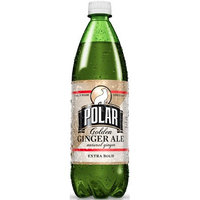 Polar Soda, Golden Ginger Ale, 33.8 Fl Oz, 12 Count