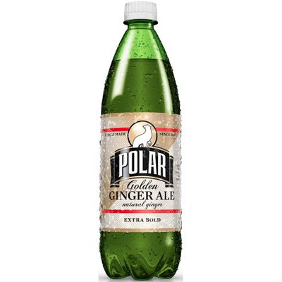 Polar Soda, Golden Ginger Ale, 33.8 Fl Oz, 12 Count