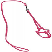Dogline M8013-7 48 L x 0. 33 W inch Comfort Microfiber Round Step-In Harness, Pink
