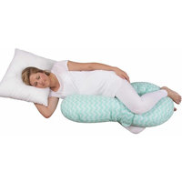 Leachco Materna Comfort Air-Flow Body Pillow, Chevron Mint