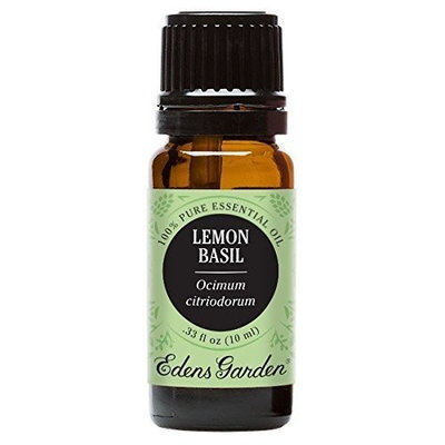 Edens Garden Lemon Basil 10 ml 100% Pure Undiluted Therapeutic Grade Essential Oil GC/MS Tested