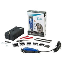 Furzone Bear Pet Clipper Powerful Electromagnetic Motor Adjustable Blade Blue