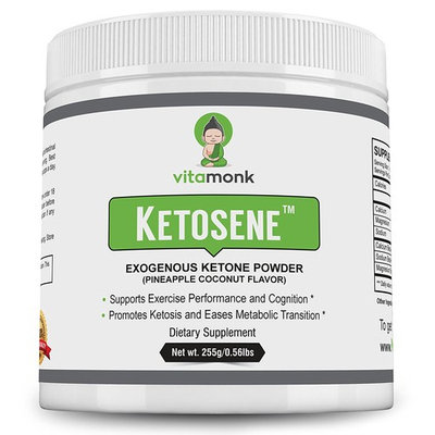 Ketosene™ Powerful Exogenous Ketones Powder Supplement - Get Into Ketosis Quickly With Beta Hydroxybutyrate Ketone - Calcium Magnesium and Sodium BHB Salts - Clean Ketogenic Energy for Keto Diet